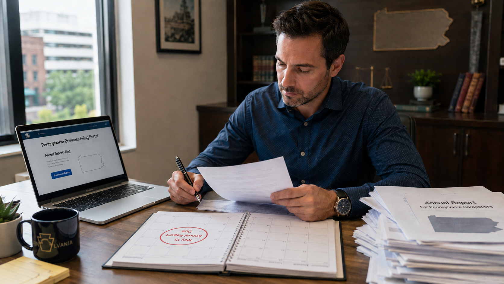 Pennsylvania annual report filing for business owners